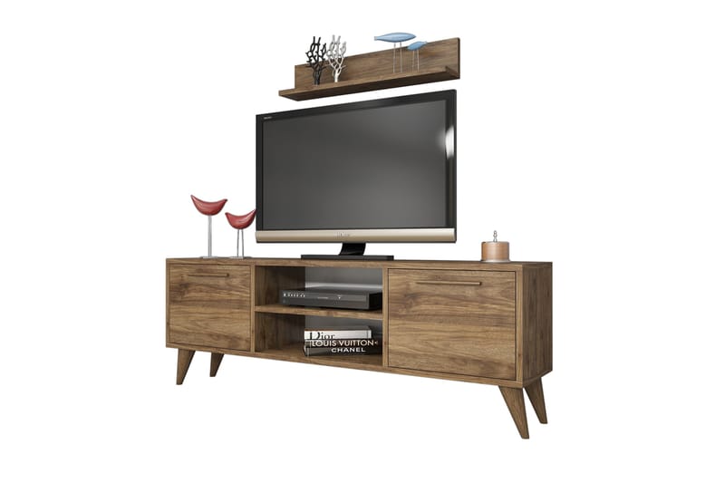 TV-Møbelsett 49x138 cm - Valnøtt - Møbler - TV- & Mediamøbler - TV-møbelsett