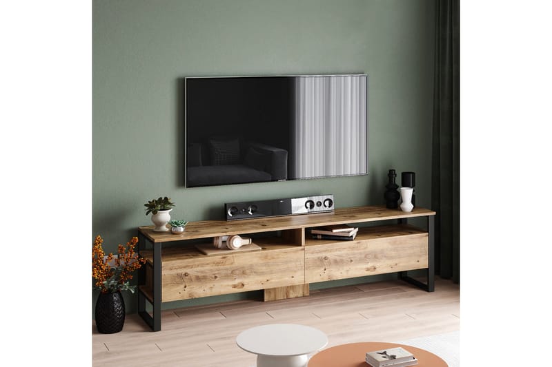 Tv-møbelsett Violaceae 180x56 cm - Grønn - Møbler - TV- & Mediamøbler - TV-møbelsett