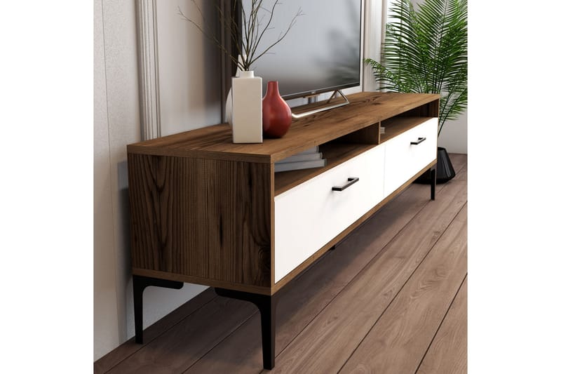 Tv-møbelsett Zakkum 180x47 cm - Brun - Møbler - TV- & Mediamøbler - TV-møbelsett