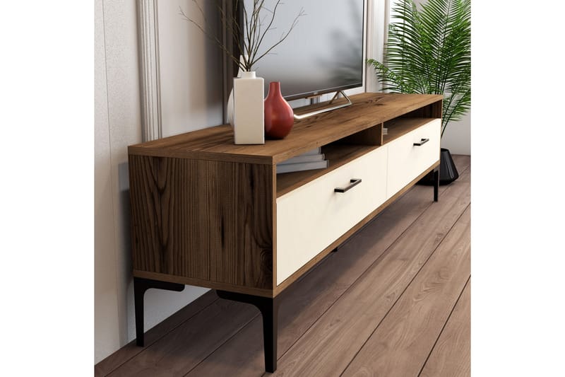 Tv-møbelsett Zakkum 180x47 cm - Brun - Møbler - TV- & Mediamøbler - TV-møbelsett