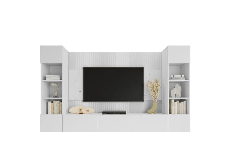 TV-skap Bernice 38x150 cm - Hvit - Møbler - TV- & Mediamøbler - TV-skap