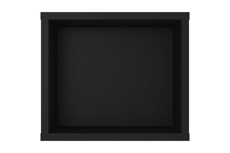 Hengende TV-benk svart 100x30x26,5 cm sponplate - Svart - Møbler - TV- & Mediamøbler - TV-skap