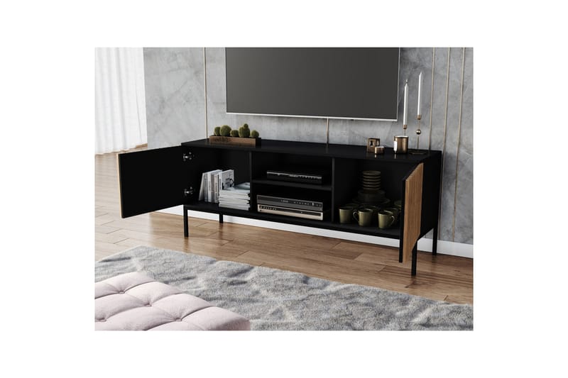 TV-skap Meorati 150 cm - Brun - Møbler - TV- & Mediamøbler - TV-skap