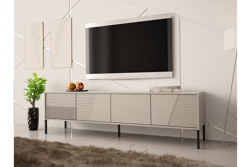 TV-skap Glenndale 190 cm - Cashmere - Møbler - TV- & Mediamøbler - TV-skap