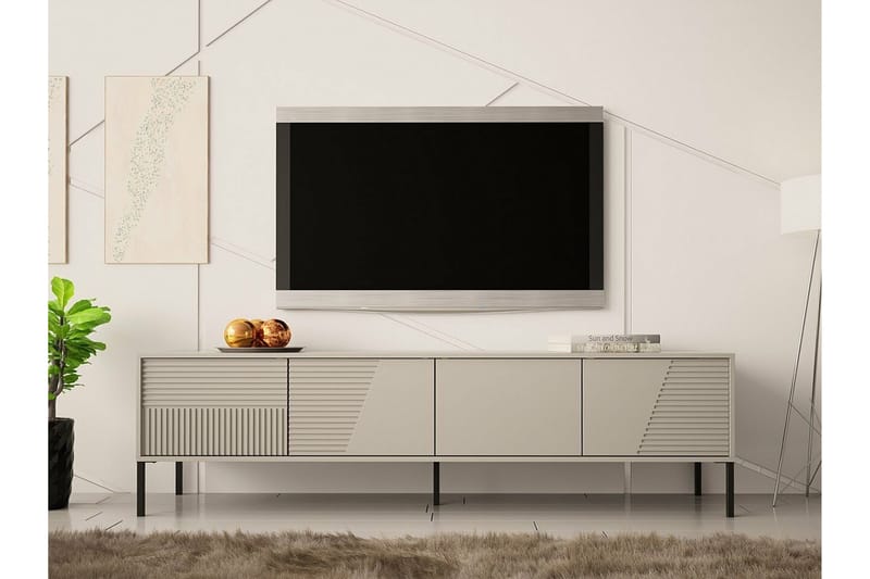 TV-skap Glenndale 190 cm - Cashmere - Møbler - TV- & Mediamøbler - TV-skap