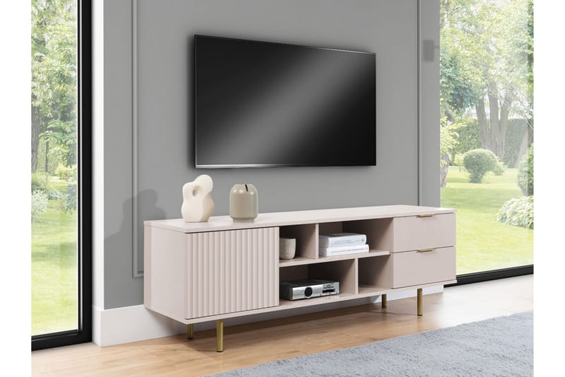 TV-skap Staffin 150 cm - Cashmere - Møbler - TV- & Mediamøbler - TV-skap