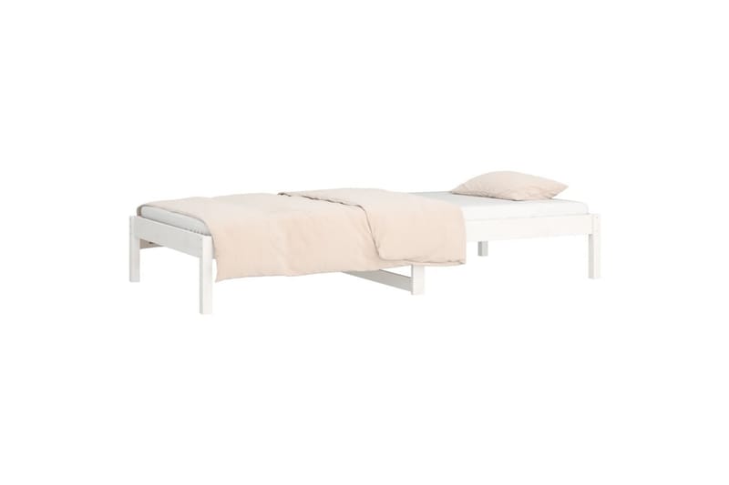 beBasic Dagseng hvit 90x190 cm 3FT Single heltre furu - Hvit - Møbler - Senger - Sengeramme & sengestamme