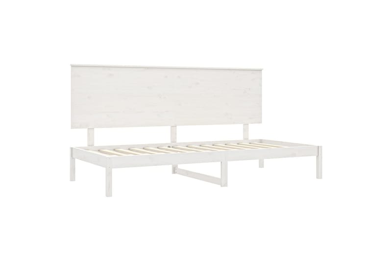 beBasic Dagseng hvit 90x200 cm heltre furu - Hvit - Møbler - Senger - Sengeramme & sengestamme