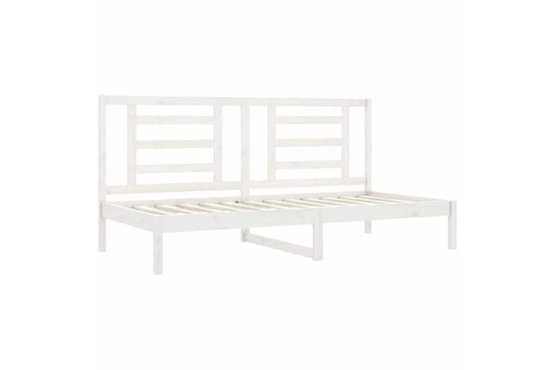 beBasic Dagseng hvit 90x200 cm heltre furu - Hvit - Møbler - Senger - Sengeramme & sengestamme