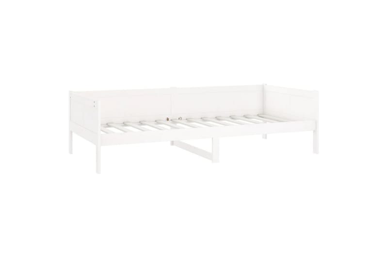 beBasic Dagseng hvit heltre furu 90x190 cm - Hvit - Møbler - Senger - Sengeramme & sengestamme