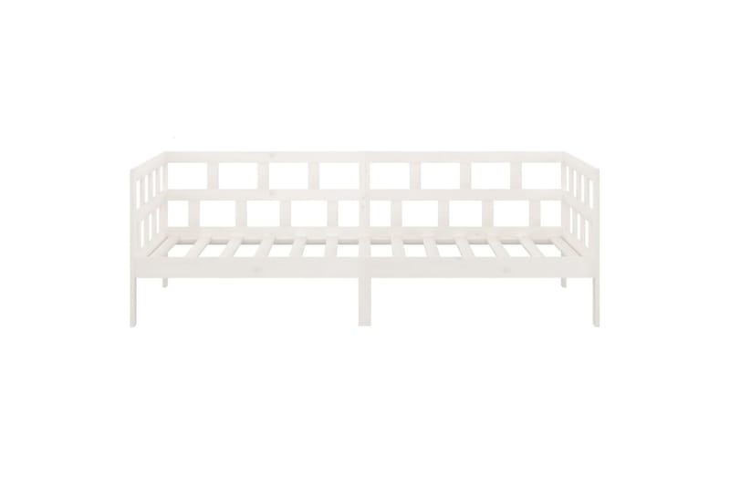 beBasic Dagseng hvit heltre furu 90x200 cm - Hvit - Møbler - Senger - Sengeramme & sengestamme