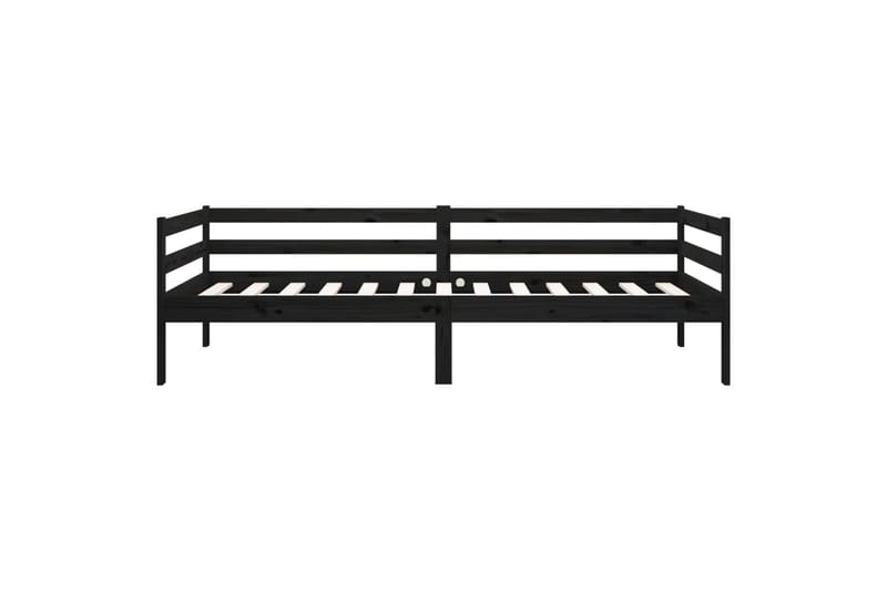 beBasic Dagseng svart 90x190 cm heltre furu - Svart - Møbler - Senger - Sengeramme & sengestamme