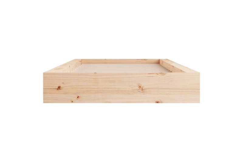 beBasic Sengeramme 135x190 cm 4FT6 Double heltre - Brun - Møbler - Senger - Sengeramme & sengestamme