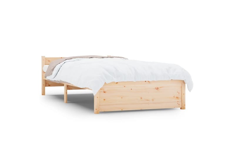 beBasic Sengeramme heltre 75x190 cm 2FT6 Small Single - Brun - Møbler - Senger - Sengeramme & sengestamme