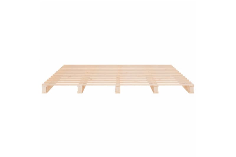 beBasic Sengeramme heltre furu 150x200 cm 5FT King Size - Brun - Møbler - Senger - Sengeramme & sengestamme