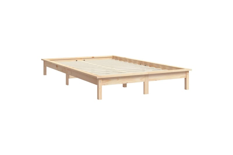 beBasic Sengeramme heltre furu 180x200 cm 6FT Super King - Brun - Møbler - Senger - Sengeramme & sengestamme