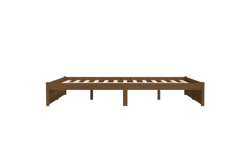 beBasic Sengeramme honningbrun heltre 150x200 cm 5FT King Size - Brun - Møbler - Senger - Sengeramme & sengestamme