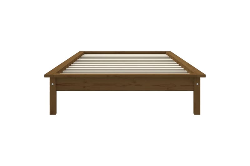 beBasic Sengeramme honningbrun heltre 90x190 cm 3FT Single - Brun - Møbler - Senger - Sengeramme & sengestamme