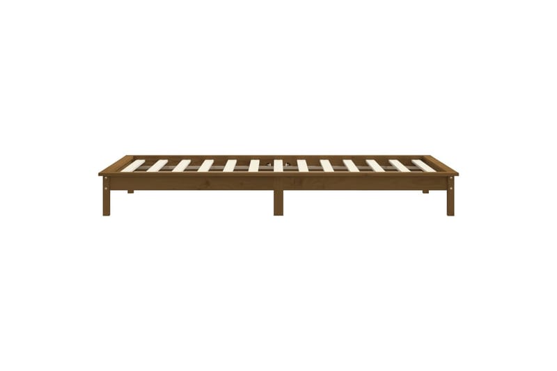 beBasic Sengeramme honningbrun heltre 90x190 cm 3FT Single - Brun - Møbler - Senger - Sengeramme & sengestamme