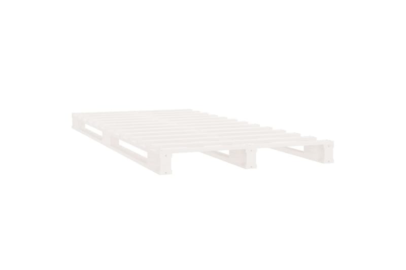 beBasic Sengeramme hvit 100x200 cm heltre furu - Hvit - Møbler - Senger - Sengeramme & sengestamme