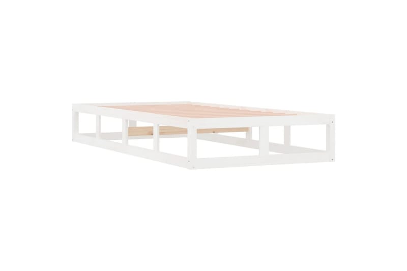 beBasic Sengeramme hvit 90x200 cm heltre - Hvit - Møbler - Senger - Sengeramme & sengestamme