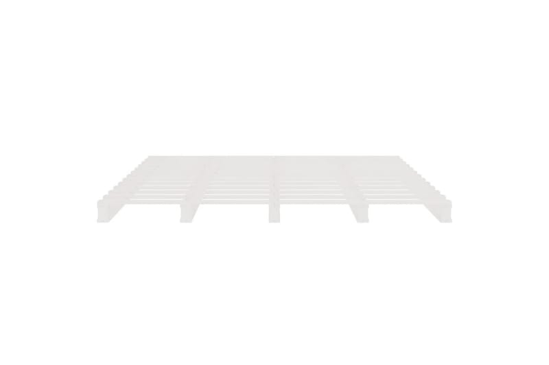 beBasic Sengeramme hvit heltre furu 180x200 cm 6FT Super King - Hvit - Møbler - Senger - Sengeramme & sengestamme