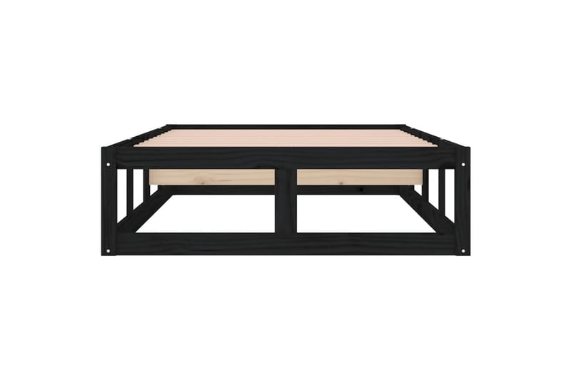 beBasic Sengeramme svart 90x190 cm 3FT Single heltre - Svart - Møbler - Senger - Sengeramme & sengestamme