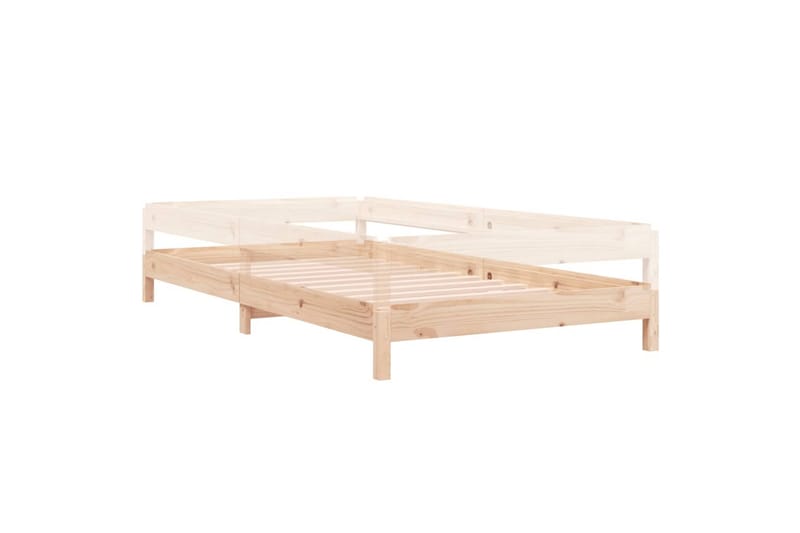 beBasic Stableseng 80x200 cm heltre furu - Brun - Møbler - Senger - Sengeramme & sengestamme