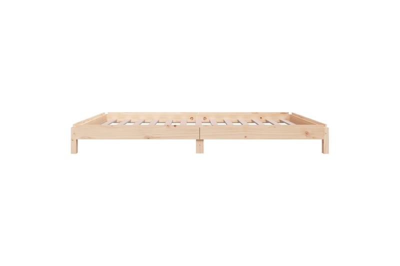 beBasic Stableseng 90x190 cm heltre furu - Brun - Møbler - Senger - Sengeramme & sengestamme