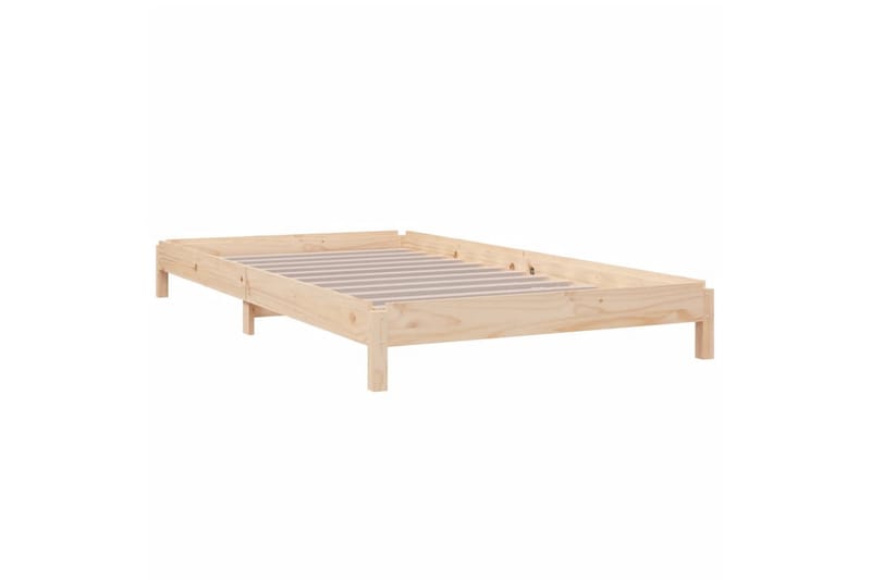 beBasic Stableseng 90x200 cm heltre furu - Brun - Møbler - Senger - Sengeramme & sengestamme