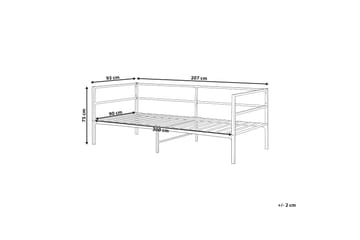 Dayven Sengramme 90x200 cm - Hvit - Møbler - Senger - Sengeramme & sengestamme