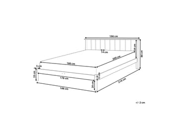 Felton Sengramme 180x200 cm - Lyst tre - Møbler - Senger - Sengeramme & sengestamme