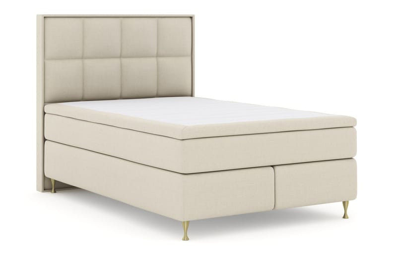 Komplett Sengepakke Choice No 5 160x200 Fast Lateks - Beige|Gullben - Møbler - Senger - Kontinentalsenger