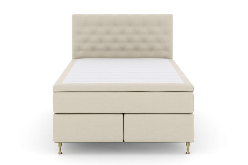 Komplett Sengepakke Choice No 5 160x200 Fast Watergel - Beige|Gullben - Møbler - Senger - Kontinentalsenger