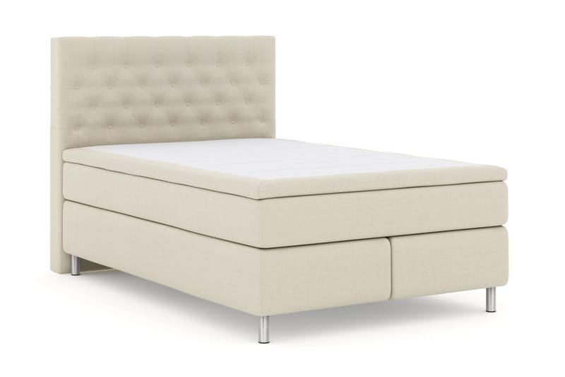 Komplett Sengepakke Choice No 5 160x200 Fast Watergel - Beige|Metallben - Møbler - Senger - Kontinentalsenger