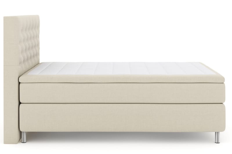 Komplett Sengepakke Choice No 5 160x200 Fast Watergel - Beige|Metallben - Møbler - Senger - Kontinentalsenger