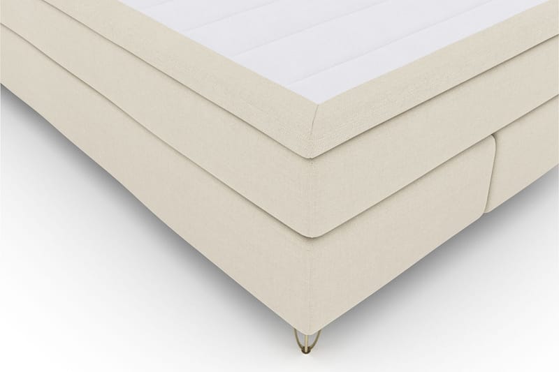 Komplett Sengepakke Choice No 5 160x200 Fast Watergel - Beige|V-formede Metallben - Møbler - Senger - Kontinentalsenger