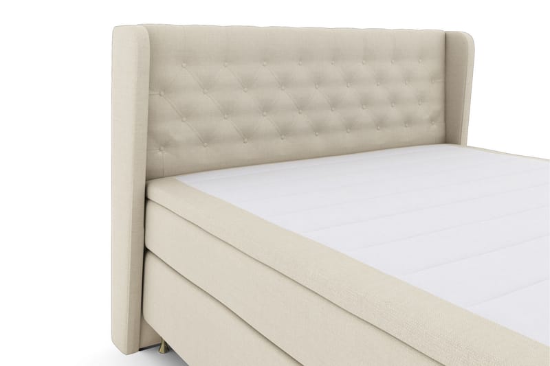 Komplett Sengepakke Choice No 5 180x200 Fast Watergel - Beige|Gullben - Møbler - Senger - Kontinentalsenger