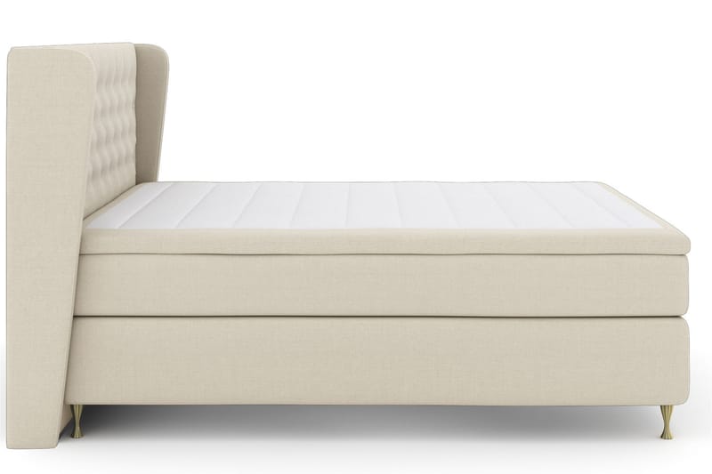 Komplett Sengepakke Choice No 5 180x200 Fast Watergel - Beige|Gullben - Møbler - Senger - Kontinentalsenger