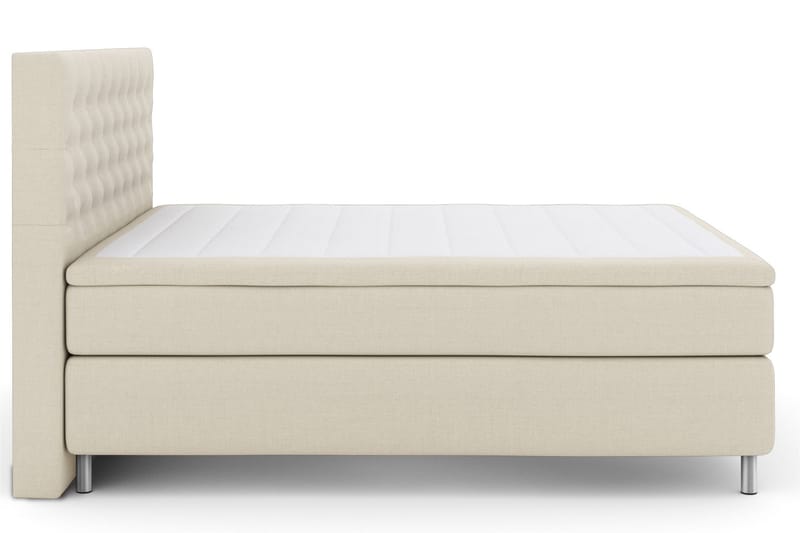 Komplett Sengepakke Choice No 5 180x200 Fast Watergel - Beige|Metallben - Møbler - Senger - Kontinentalsenger