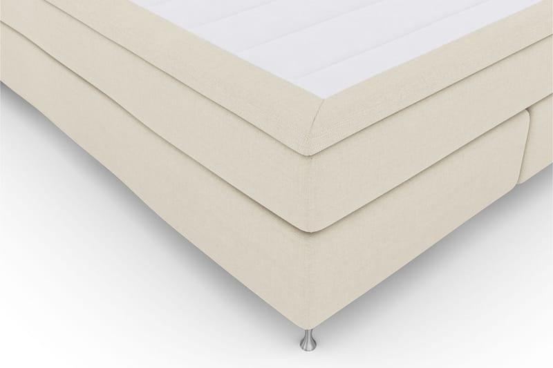 Komplett Sengepakke Choice No 5 180x200 Fast Watergel - Beige|Sølvben - Møbler - Senger - Kontinentalsenger