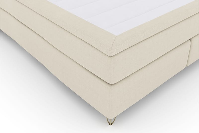 Komplett Sengepakke Choice No 5 180x200 Fast/Medium Lateks - Beige|V-formede Metallben - Møbler - Senger - Kontinentalsenger