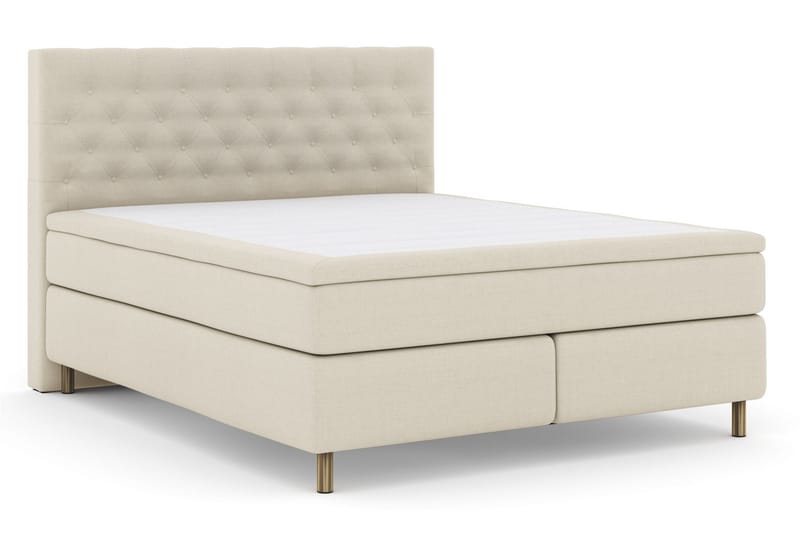 Komplett Sengepakke Choice No 5 180x200 Fast/Medium Watergel - Beige|Kobberben - Møbler - Senger - Kontinentalsenger