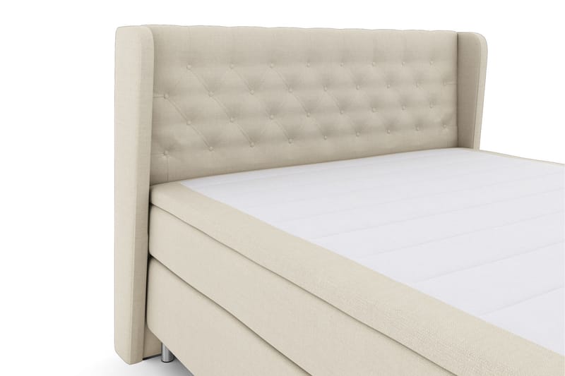 Komplett Sengepakke Choice No 5 180x200 Fast/Medium Watergel - Beige|Metallben - Møbler - Senger - Kontinentalsenger