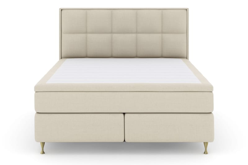 Komplett Sengepakke Choice No 5 180x200 Medium Lateks - Beige|Gullben - Møbler - Senger - Kontinentalsenger