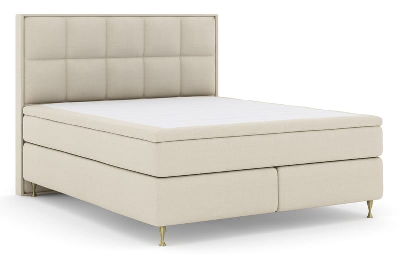 Komplett Sengepakke Choice No 5 180x200 Medium Lateks - Beige|Gullben - Møbler - Senger - Kontinentalsenger