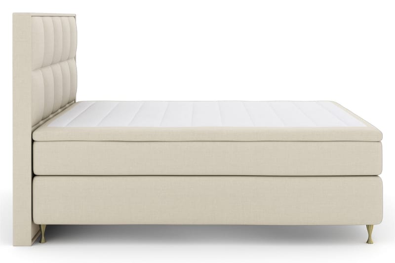 Komplett Sengepakke Choice No 5 180x200 Medium Lateks - Beige|Gullben - Møbler - Senger - Kontinentalsenger