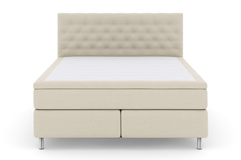 Komplett Sengepakke Choice No 5 180x200 Medium Lateks - Beige|Metallben - Møbler - Senger - Kontinentalsenger