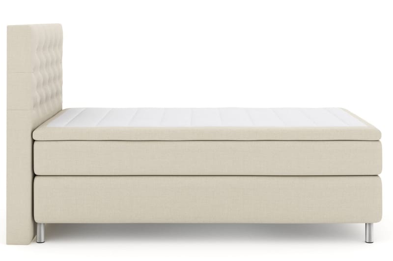 Komplett Sengepakke Choice No 6 120x200 Fast Memory/Pocket - Beige|Metallben - Møbler - Senger - Kontinentalsenger