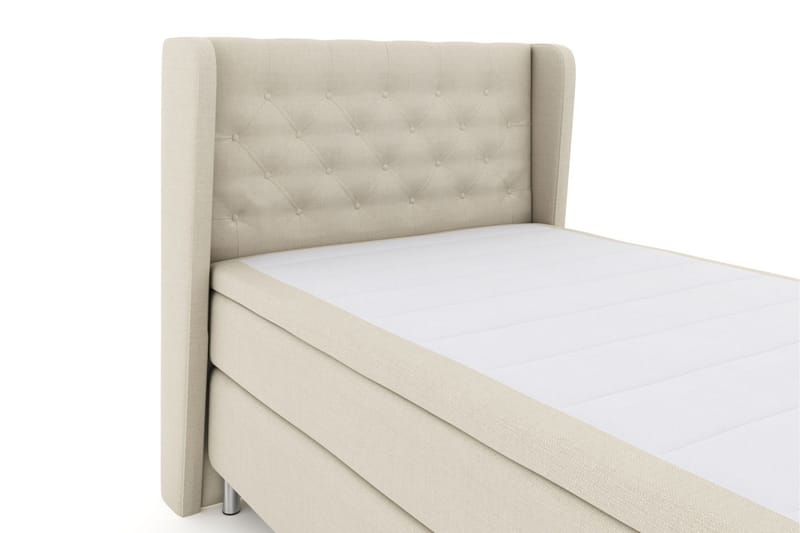 Komplett Sengepakke Choice No 6 120x200 Fast Watergel - Beige|Metallben - Møbler - Senger - Kontinentalsenger